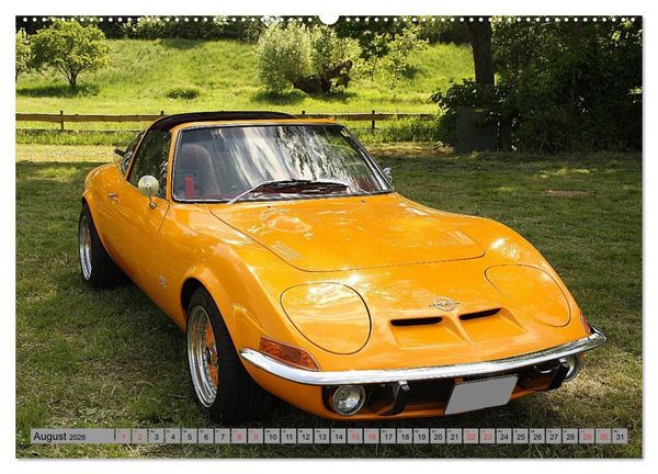 Produktbild: Oben ohne Oldtimer (hochwertiger Premium Wandkalender 2026 DIN A2 quer), Kunstdruck in Hochglanz