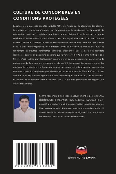 Produktbild: Culture De Concombres En Conditions Prot&eacute;g&eacute;es