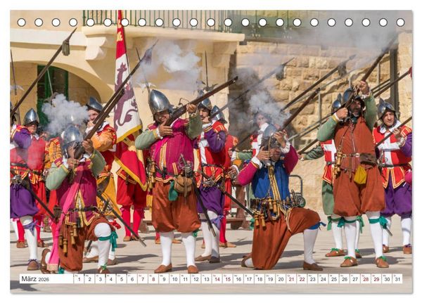 Produktbild: Malta - Gozo und Comino (Tischkalender 2026 DIN A5 quer), CALVENDO Monatskalender