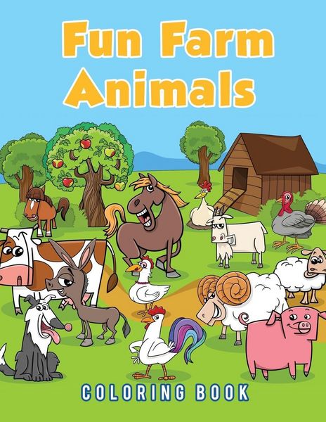 Produktbild: Fun Farm Animals Coloring Book