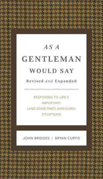 Produktbild: As a Gentleman Would Say Revised and Expanded