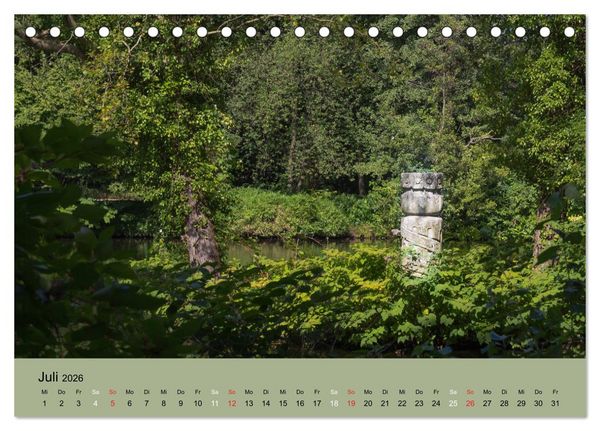 Produktbild: Gro&szlig;er Tiergarten Berlin - Von Dichtern und Komponisten (Tischkalender 2026 DIN A5 quer), CALVENDO Monatskalender