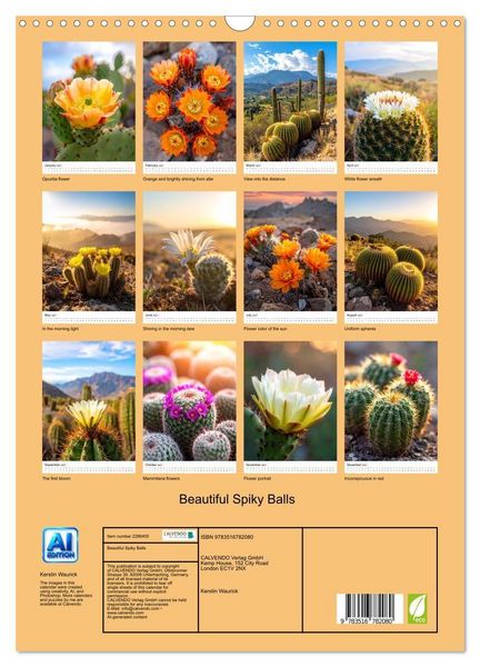Produktbild: Beautiful Spiky Balls (Wall Calendar 2027 DIN A3 portrait), CALVENDO 12 Month Wall Calendar