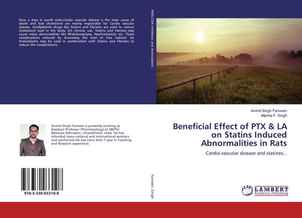 Produktbild: Beneficial Effect of PTX & LA on Statins Induced Abnormalities in Rats
