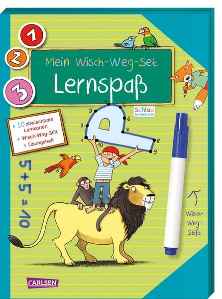 Produktbild: Schlau für die Schule: Mein Wisch-Weg-Set: Lernspaß