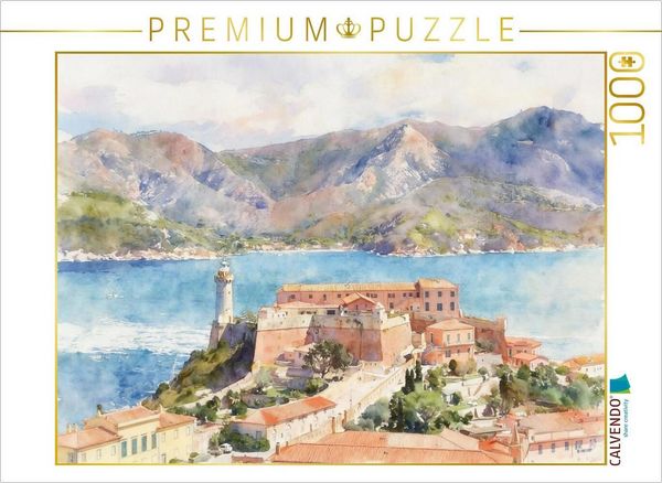 Produktbild: CALVENDO Puzzle Forte Falcone - Elba | 1000 Teile Lege-Gr&ouml;&szlig;e 64x48cm Foto-Puzzle f&uuml;r gl&uuml;ckliche Stunden