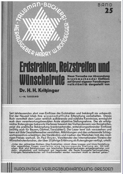Produktbild: Erdstrahlen, Reizstreifen und W&uuml;nschelrute