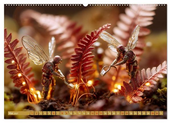 Produktbild: Fantastische Mikrowelten. Im Reich der Nanog&auml;rtner (hochwertiger Premium Wandkalender 2027 DIN A2 quer), Kunstdruck in Hochglanz