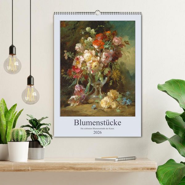 Produktbild: Blumenst&uuml;cke 2026 (Wandkalender 2026 DIN A2 hoch), CALVENDO Monatskalender