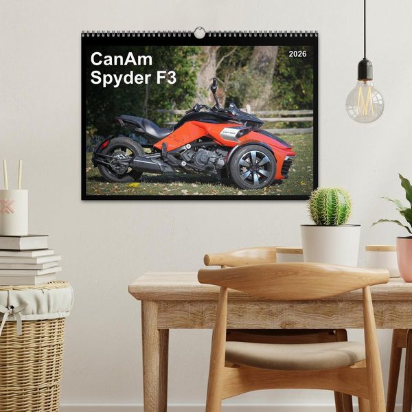 Produktbild: CanAm Spyder F3 (Wandkalender 2026 DIN A3 quer), CALVENDO Monatskalender