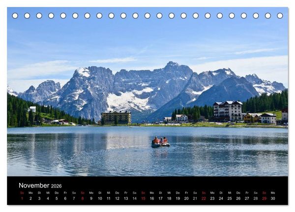 Produktbild: Seen im Gebirge (Tischkalender 2026 DIN A5 quer), CALVENDO Monatskalender