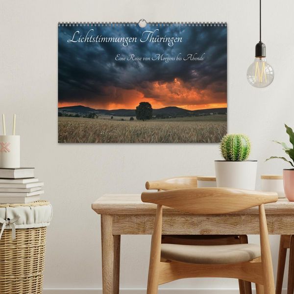 Produktbild: Lichtstimmungen Th&uuml;ringen - Eine Reise von Morgens bis Abends (Wandkalender 2026 DIN A3 quer), CALVENDO Monatskalender