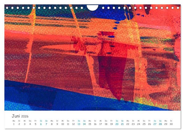 Produktbild: Colorpop - Joyful, abstract. multicolored (Wandkalender 2026 DIN A4 quer), CALVENDO Monatskalender