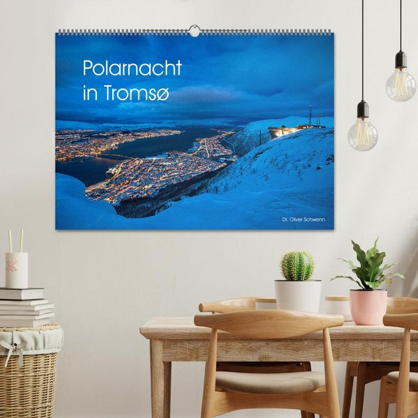 Produktbild: Polarnacht in Troms&oslash; (Wandkalender 2026 DIN A2 quer), CALVENDO Monatskalender