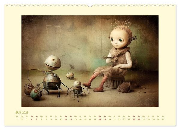 Produktbild: Surreale Alienwelt (Wandkalender 2026 DIN A2 quer), CALVENDO Monatskalender