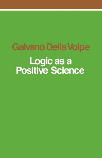 Produktbild: Logic as a Positive Science