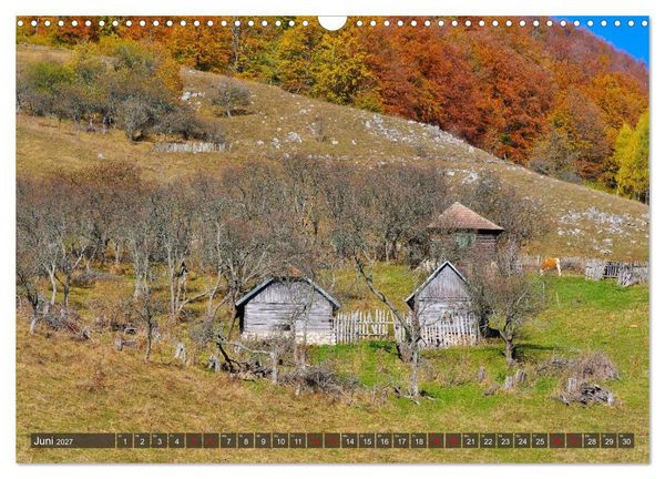 Produktbild: Fundatura Ponorului - Auf dem Via Transilvanica durch die Karpaten (Wandkalender 2027 DIN A3 quer), CALVENDO Monatskalender