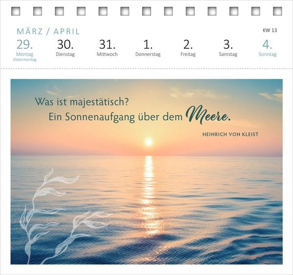 Produktbild: Postkartenkalender Sehnsucht nach Meer 2027
