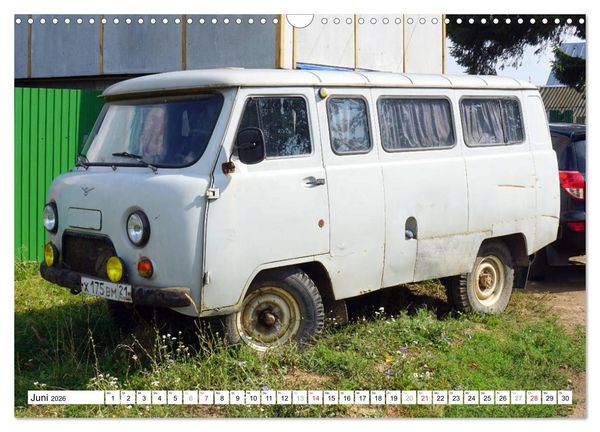 Produktbild: Auto-Legende UAZ-452 - Russlands Brotlaib auf R&auml;dern (Wandkalender 2026 DIN A3 quer), CALVENDO Monatskalender