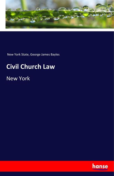 Produktbild: Civil Church Law