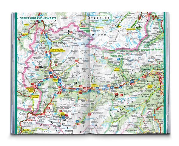 Produktbild: KOMPASS Wanderf&uuml;hrer Ortlergruppe und Vinschgau, 60 Touren mit Extra-Tourenkarte