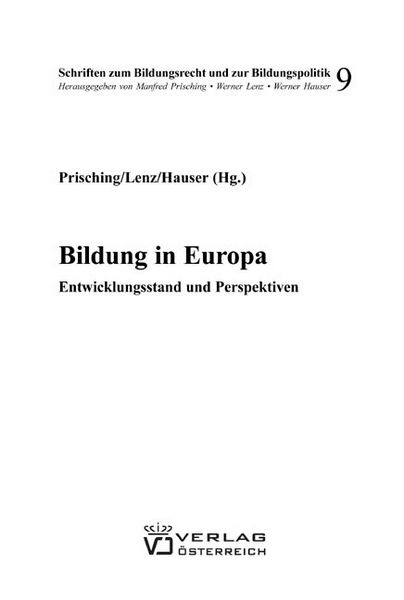 Produktbild: Bildung in Europa