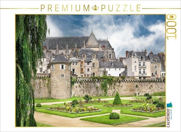 CALVENDO Puzzle Remparts de la ville de Vannes | 1000 Teile Lege-Größe 64x48cm Foto-Puzzle für glückliche Stunden
