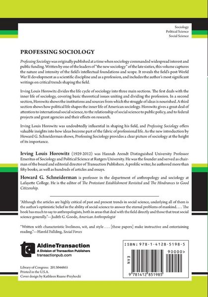Produktbild: Professing Sociology