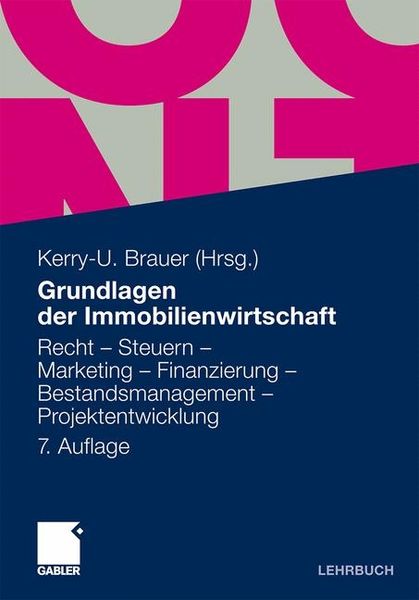 Produktbild: Grundlagen der Immobilienwirtschaft