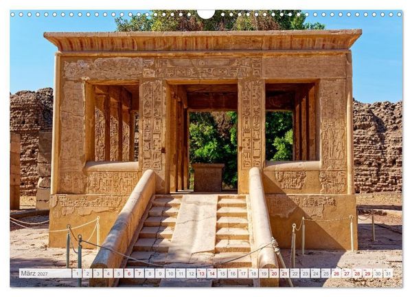 Produktbild: Monumente der Ewigkeit - von Wesiren bis zu C&auml;saren in &Auml;gypten (Wandkalender 2027 DIN A3 quer), CALVENDO Monatskalender