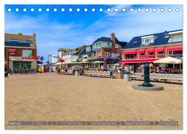 Produktbild: Ein Blick auf Egmond (Tischkalender 2026 DIN A5 quer), CALVENDO Monatskalender