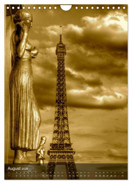 Produktbild: Paris - Die Sch&ouml;ne am Fluss (Wandkalender 2026 DIN A4 hoch), CALVENDO Monatskalender