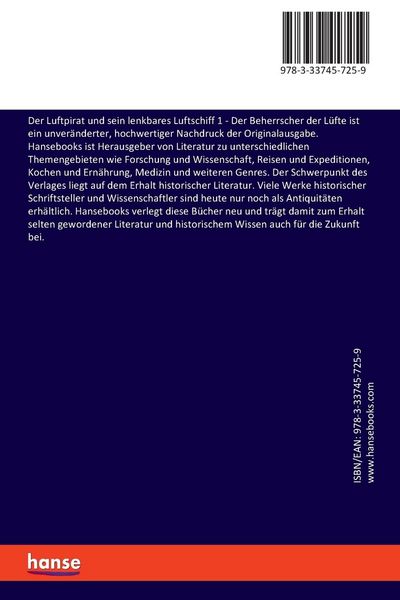 Produktbild: Der Luftpirat und sein lenkbares Luftschiff 1