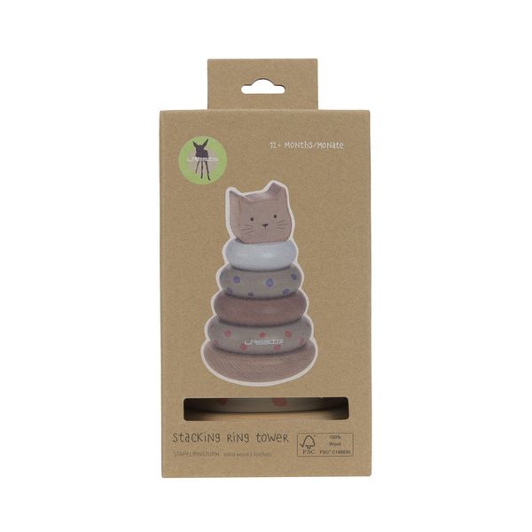 Produktbild: Stacking Ring Tower Wood Little Mateys
