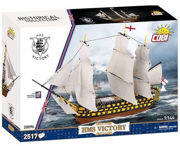 Produktbild: COBI Historical Collection 20096 - HMS VICTORY, Bausatz 1:144, 2517 Klemmbausteine