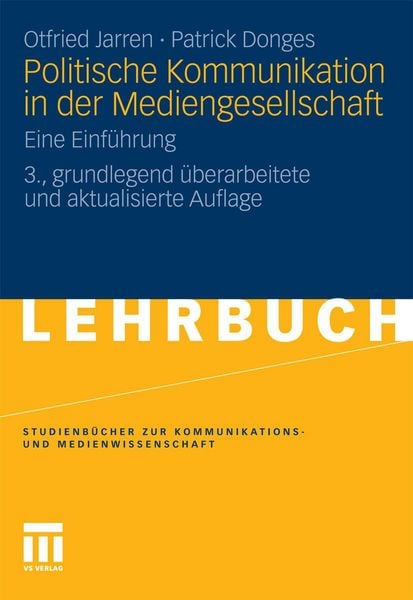 Produktbild: Politische Kommunikation in der Mediengesellschaft