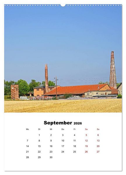 Produktbild: Haldensleben in Sachsen-Anhalt (hochwertiger Premium Wandkalender 2026 DIN A2 hoch), Kunstdruck in Hochglanz