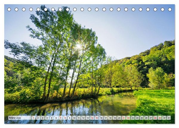 Produktbild: Unterwegs im Gro&szlig;en Lautertal (Tischkalender 2026 DIN A5 quer), CALVENDO Monatskalender