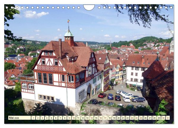 Produktbild: Unterwegs in T&uuml;bingen (Wandkalender 2026 DIN A4 quer), CALVENDO Monatskalender