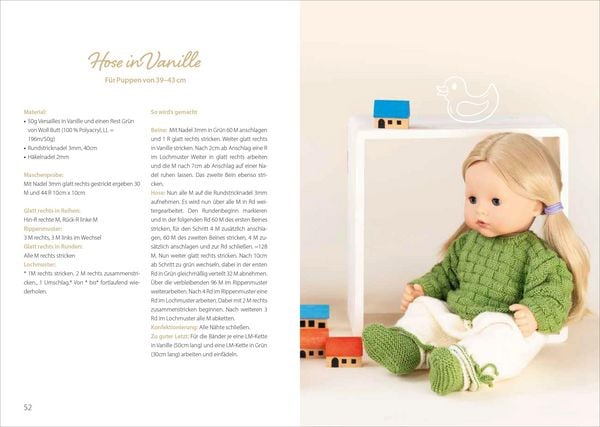 Produktbild: Niedliche Puppenkleidung stricken