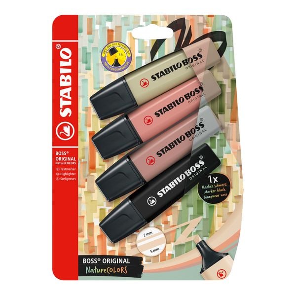 Produktbild: STABILO Textmarker BOSS ORIGINAL NatureCOL.