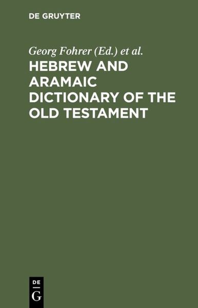 Produktbild: Hebrew and Aramaic Dictionary of the Old Testament