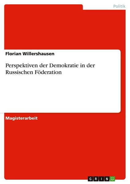 Produktbild: Perspektiven der Demokratie in der Russischen F&ouml;deration