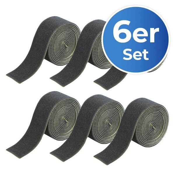 Antirutsch-Teppichband 2 m, 6er Set, 6 Meter Band