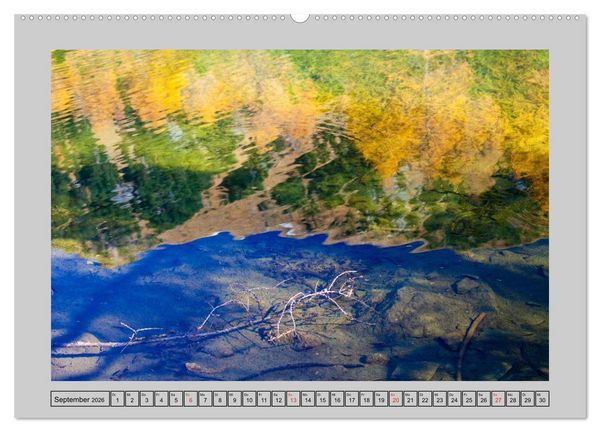 Produktbild: Farbenspiel - Kunstwerke in der Natur 2026 (Wandkalender 2026 DIN A2 quer), CALVENDO Monatskalender
