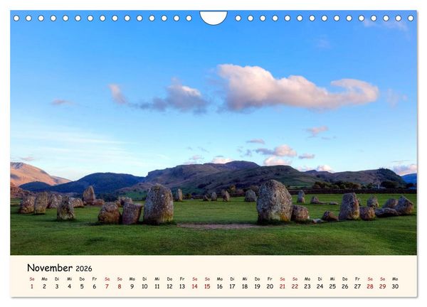 Produktbild: Lake District England (Wandkalender 2026 DIN A4 quer), CALVENDO Monatskalender