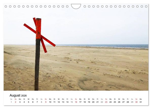 Produktbild: Borkum - Wo die Zeit still steht. (Wandkalender 2026 DIN A4 quer), CALVENDO Monatskalender