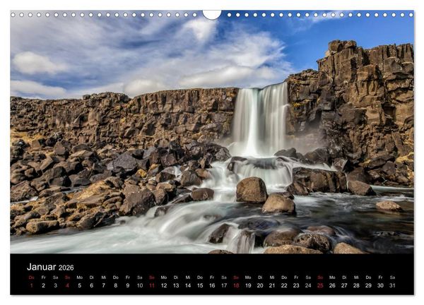 Produktbild: Island &ndash; Wunder aus Wasser (Wandkalender 2026 DIN A3 quer), CALVENDO Monatskalender