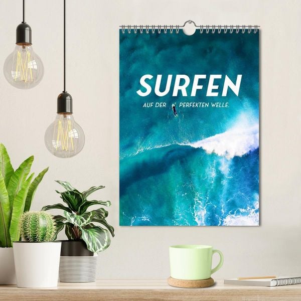 Produktbild: Surfen - Auf der perfekten Welle. (Wandkalender 2026 DIN A4 hoch), CALVENDO Monatskalender