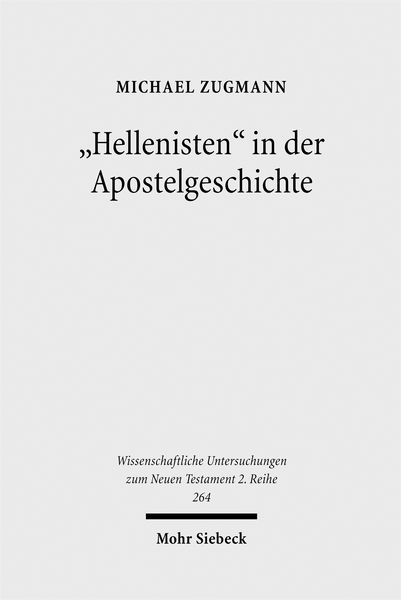 Produktbild: "Hellenisten" in der Apostelgeschichte